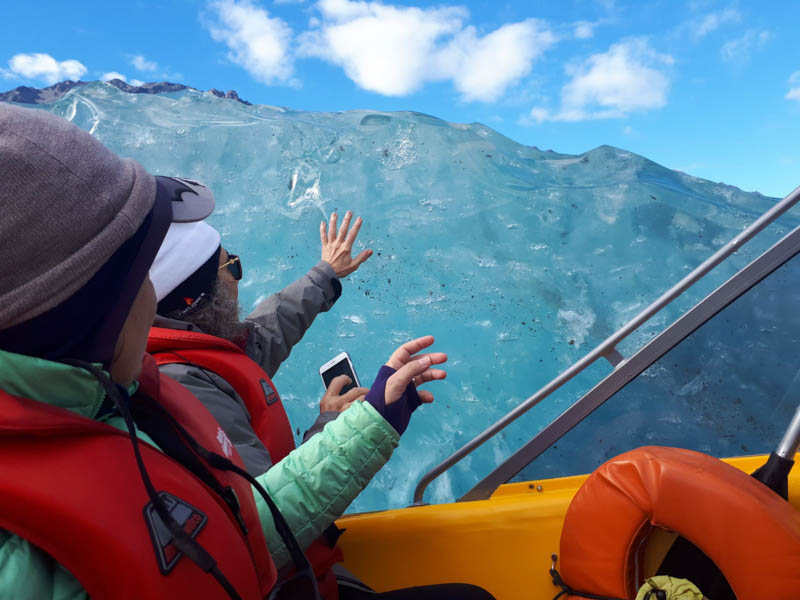 What is there to do in New Zealand that's a bit different? Take a zodiac boat to the Tasman Glacier
