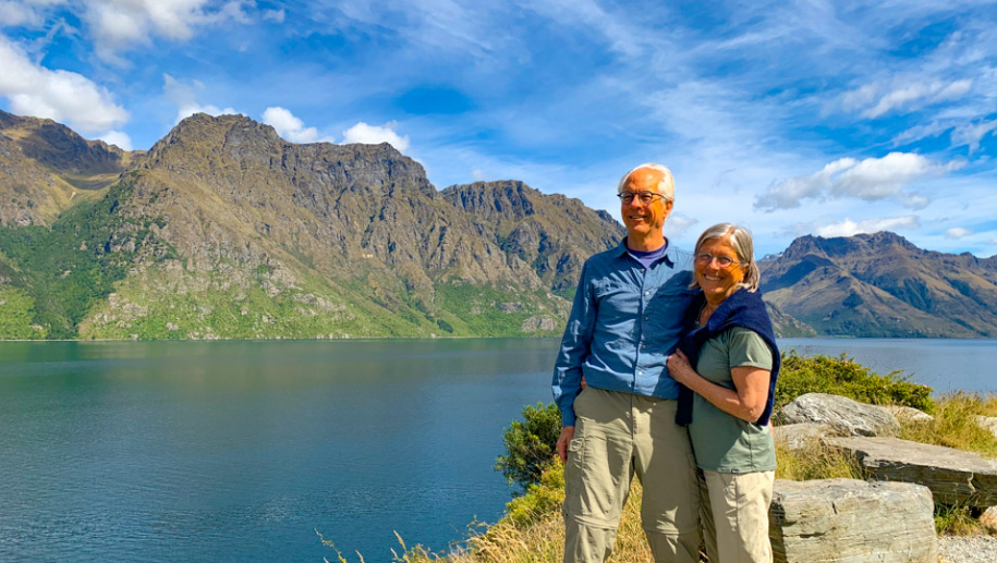 3. Happy guest couple Lake Whakatipu