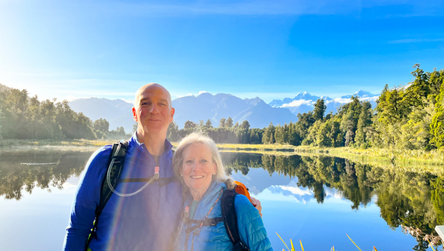 Guest couple Lake Matheson copy