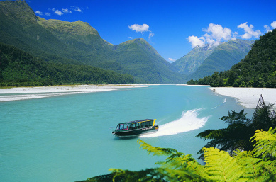 Haast River Safari Signage Shot of the Haast Valley copy