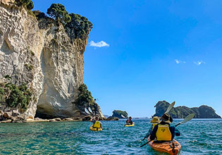 sweet north kayaking cathedral cove